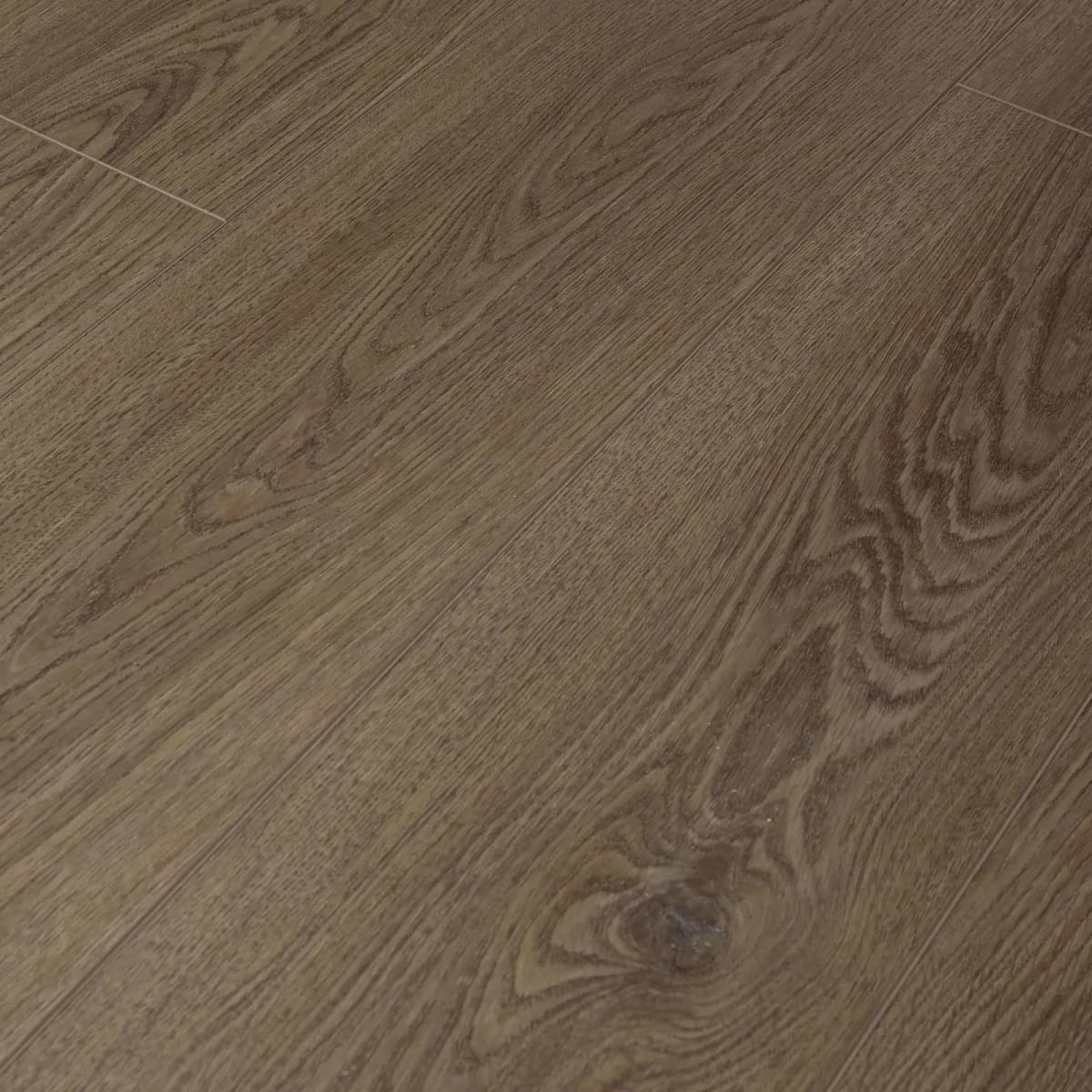 Close-up of Mustang Oak COREtec luxury vinyl plank showing its wood grain surface texture