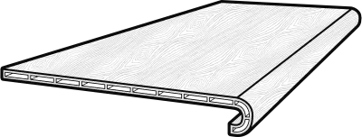 Round Stair Tread for this floor
